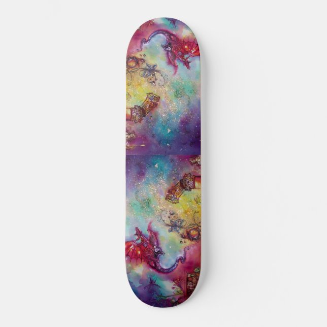 GARDEN OF THE LOST SHADOWS / FLYING RED DRAGON SKATEBOARD DECK (Front)