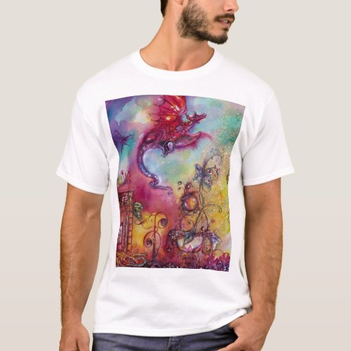 GARDEN OF THE LOST SHADOWS  FLYING RED DRAGON T_Shirt