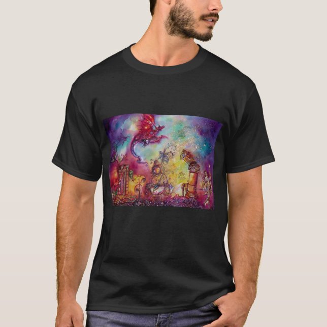 GARDEN OF THE LOST SHADOWS / FLYING RED DRAGON T-Shirt (Front)