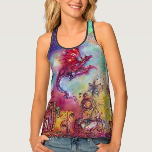 GARDEN OF THE LOST SHADOWS  FLYING RED DRAGON TANK TOP