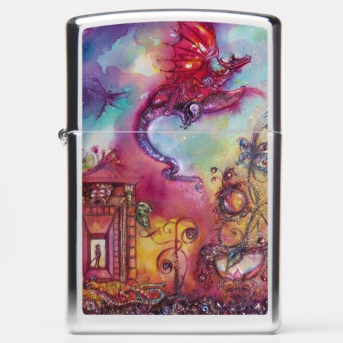 GARDEN OF THE LOST SHADOWS _FLYING RED DRAGON  ZIPPO LIGHTER