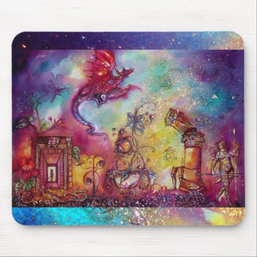 GARDEN OF THE LOST SHADOWS _FLYING RED RAGON MOUSE PAD