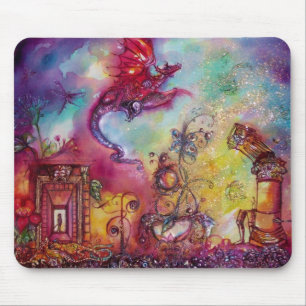 GARDEN OF THE LOST SHADOWS -FLYING RED RAGON MOUSE PAD