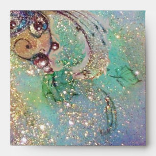 GARDEN OF THE LOST SHADOWS  gold yellow blue green Envelope