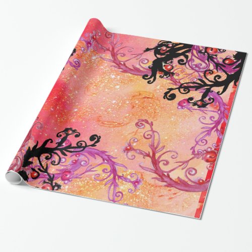 GARDEN OF THE LOST SHADOWS  MAGIC BERRIES IN PINK WRAPPING PAPER