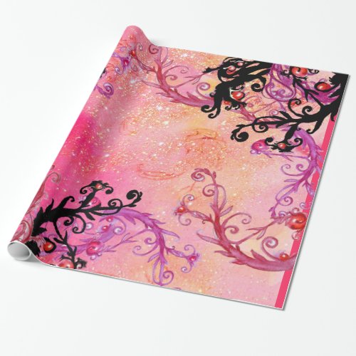 GARDEN OF THE LOST SHADOWS  MAGIC BERRIES IN PINK WRAPPING PAPER