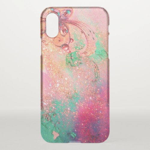 GARDEN OF THE LOST SHADOWS MAGIC BUTTERFLY Pink iPhone XS Case