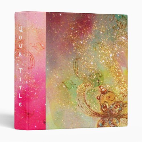 GARDEN OF THE LOST SHADOWS _MAGIC BUTTERFLY PLANT 3 RING BINDER