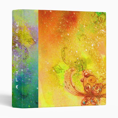 GARDEN OF THE LOST SHADOWS _MAGIC BUTTERFLY PLANT 3 RING BINDER