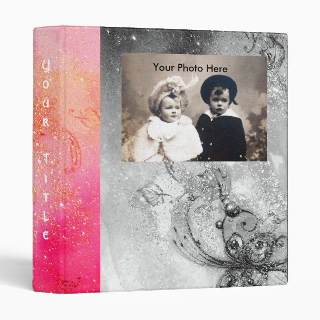 GARDEN OF THE LOST SHADOWS -MAGIC BUTTERFLY PLANT 3 RING BINDER (Front/Spine)