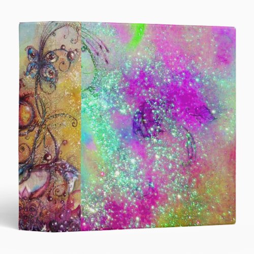 GARDEN OF THE LOST SHADOWS _MAGIC BUTTERFLY PLANT 3 RING BINDER