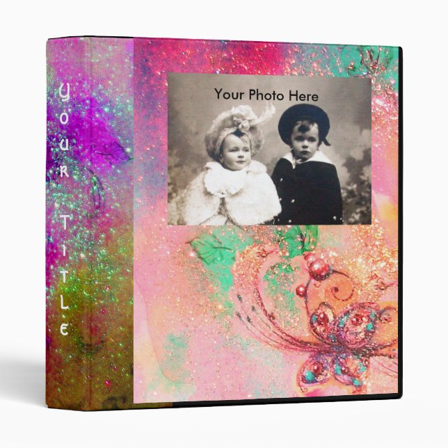 GARDEN OF THE LOST SHADOWS -MAGIC BUTTERFLY PLANT BINDER (Front/Spine)