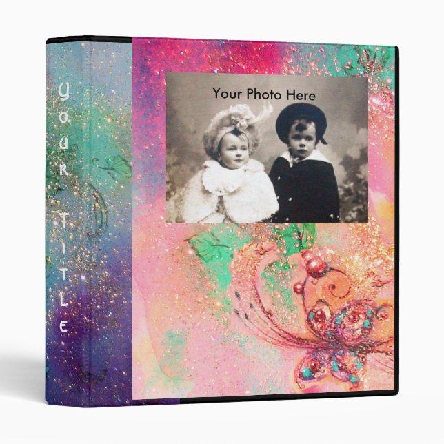 GARDEN OF THE LOST SHADOWS -MAGIC BUTTERFLY PLANT BINDER (Front/Spine)