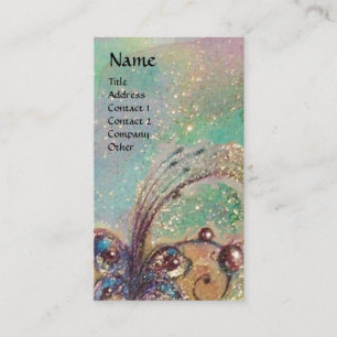 GARDEN OF THE LOST SHADOWS MAGIC BUTTERFLY PLANT BUSINESS CARD