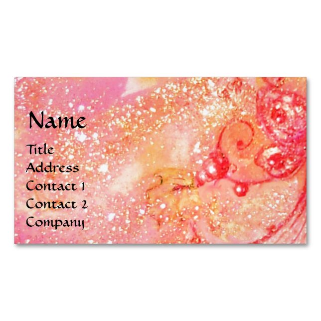 GARDEN OF THE LOST SHADOWS MAGIC BUTTERFLY PLANT BUSINESS CARD MAGNET (Front)