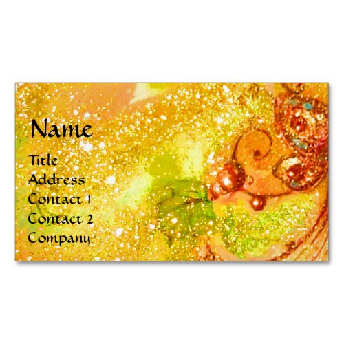 GARDEN OF THE LOST SHADOWS MAGIC BUTTERFLY PLANT BUSINESS CARD MAGNET