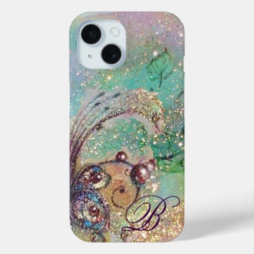 GARDEN OF THE LOST SHADOWS _MAGIC BUTTERFLY PLANT iPhone 15 CASE
