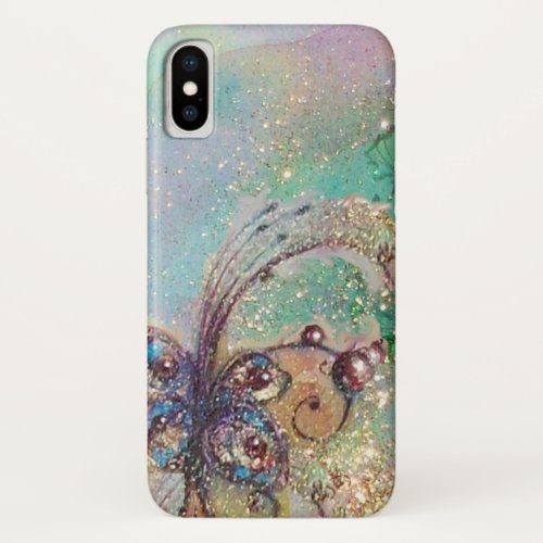 GARDEN OF THE LOST SHADOWS _MAGIC BUTTERFLY PLANT iPhone XS CASE