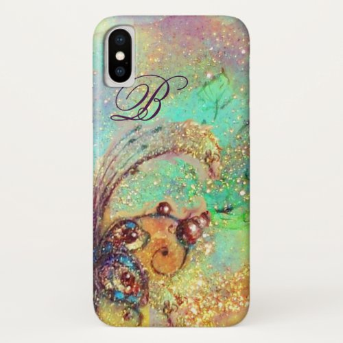 GARDEN OF THE LOST SHADOWS _MAGIC BUTTERFLY PLANT iPhone XS CASE