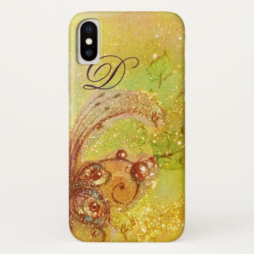 GARDEN OF THE LOST SHADOWS _MAGIC BUTTERFLY PLANT iPhone XS CASE