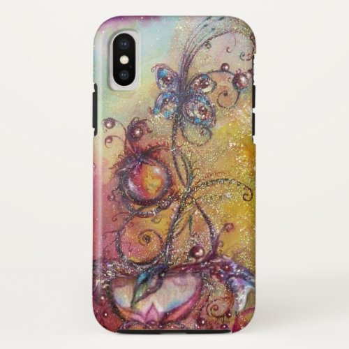 GARDEN OF THE LOST SHADOWS _MAGIC BUTTERFLY PLANT iPhone X CASE