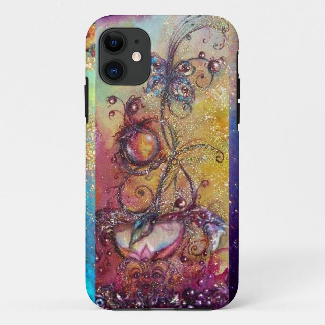 GARDEN OF THE LOST SHADOWS -MAGIC BUTTERFLY PLANT Case-Mate iPhone CASE (Back)