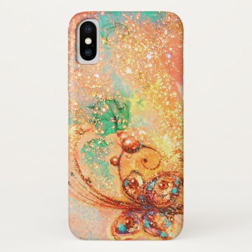 GARDEN OF THE LOST SHADOWS _MAGIC BUTTERFLY PLANT iPhone X CASE