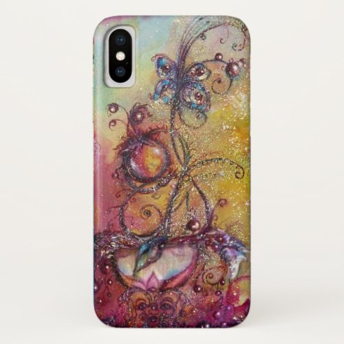 GARDEN OF THE LOST SHADOWS _MAGIC BUTTERFLY PLANT iPhone XS CASE