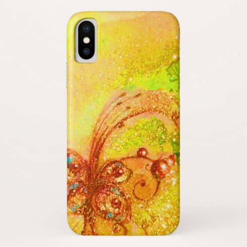 GARDEN OF THE LOST SHADOWS _MAGIC BUTTERFLY PLANT iPhone X CASE