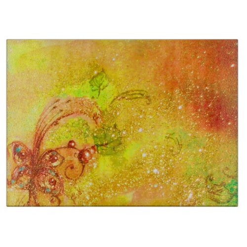 GARDEN OF THE LOST SHADOWS _MAGIC BUTTERFLY PLANT CUTTING BOARD