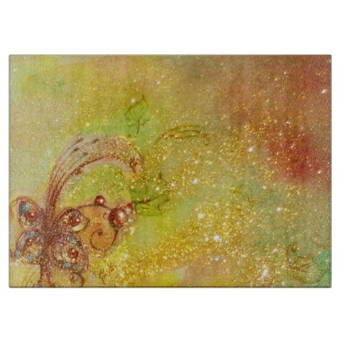 GARDEN OF THE LOST SHADOWS _MAGIC BUTTERFLY PLANT CUTTING BOARD