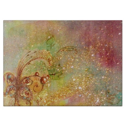 GARDEN OF THE LOST SHADOWS _MAGIC BUTTERFLY PLANT CUTTING BOARD