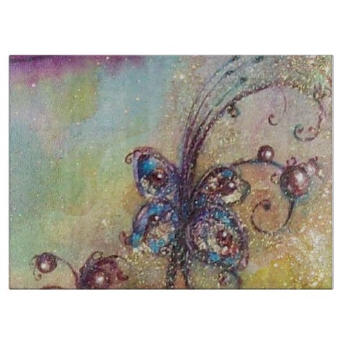 GARDEN OF THE LOST SHADOWS _MAGIC BUTTERFLY PLANT CUTTING BOARD