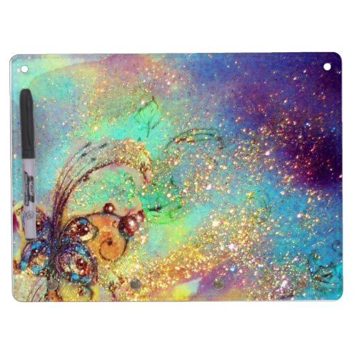 GARDEN OF THE LOST SHADOWSMAGIC BUTTERFLY PLANT DRY ERASE BOARD WITH KEYCHAIN HOLDER
