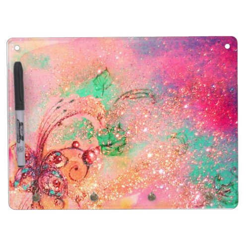 GARDEN OF THE LOST SHADOWSMAGIC BUTTERFLY PLANT DRY ERASE BOARD WITH KEYCHAIN HOLDER