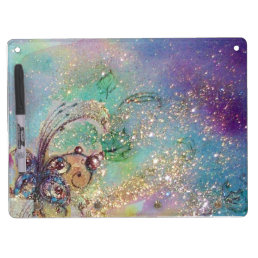 GARDEN OF THE LOST SHADOWS,MAGIC BUTTERFLY PLANT DRY ERASE BOARD WITH KEYCHAIN HOLDER