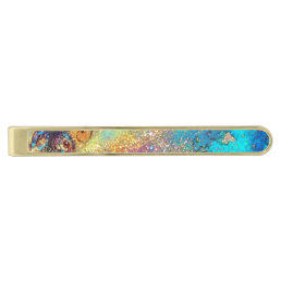 GARDEN OF THE LOST SHADOWS -MAGIC BUTTERFLY PLANT GOLD FINISH TIE CLIP