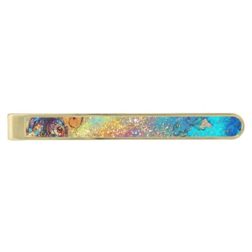 GARDEN OF THE LOST SHADOWS _MAGIC BUTTERFLY PLANT GOLD FINISH TIE CLIP