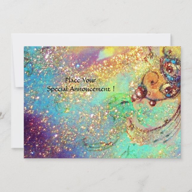 GARDEN OF THE LOST SHADOWS MAGIC BUTTERFLY PLANT INVITATION (Front)