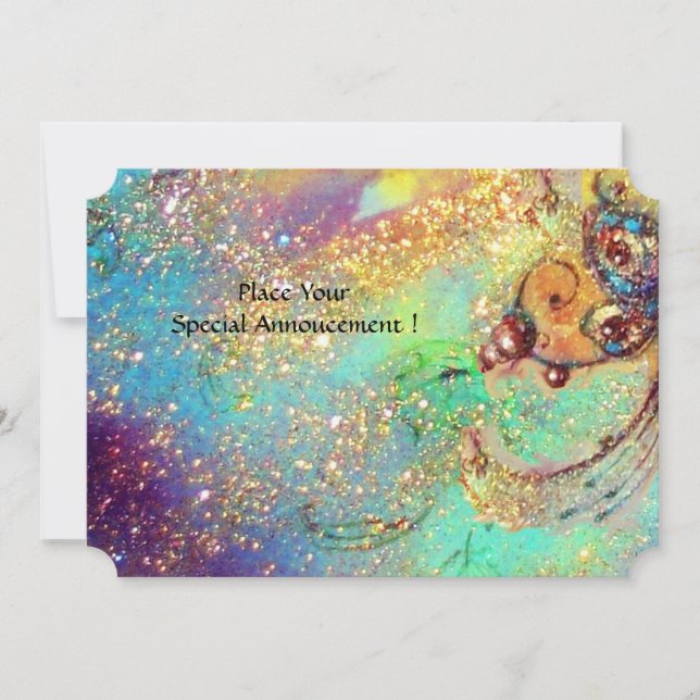 GARDEN OF THE LOST SHADOWS MAGIC BUTTERFLY PLANT INVITATION (Front)