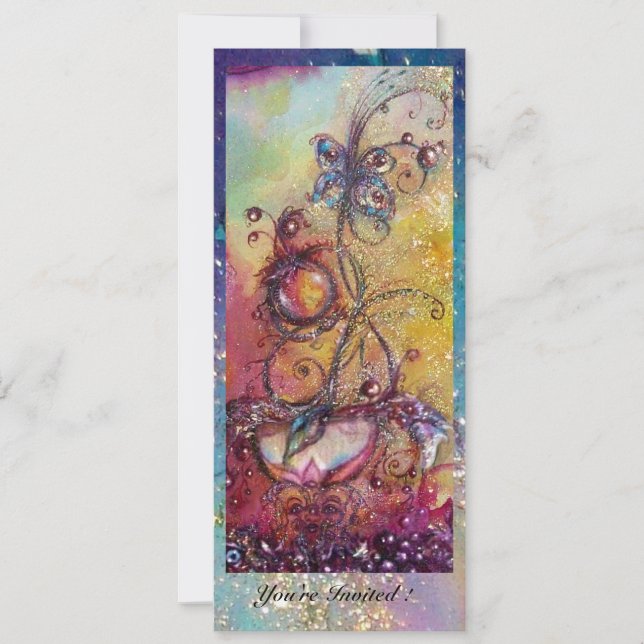 GARDEN OF THE LOST SHADOWS -MAGIC BUTTERFLY PLANT INVITATION (Front)