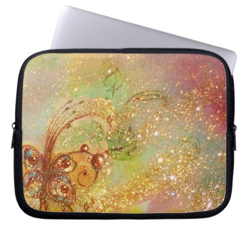 GARDEN OF THE LOST SHADOWS MAGIC BUTTERFLY PLANT LAPTOP SLEEVE