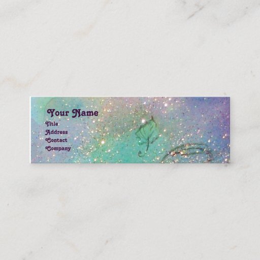 Customizable GARDEN OF THE LOST SHADOWS -MAGIC BUTTERFLY PLANT BUSINESS CARD TEMPLATE