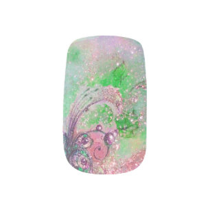 GARDEN OF THE LOST SHADOWS MAGIC BUTTERFLY PLANT MINX NAIL WRAPS