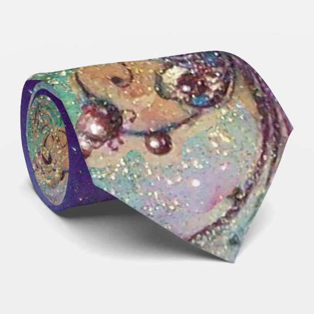 GARDEN OF THE LOST SHADOWS ,MAGIC BUTTERFLY PLANT NECK TIE (Rolled)