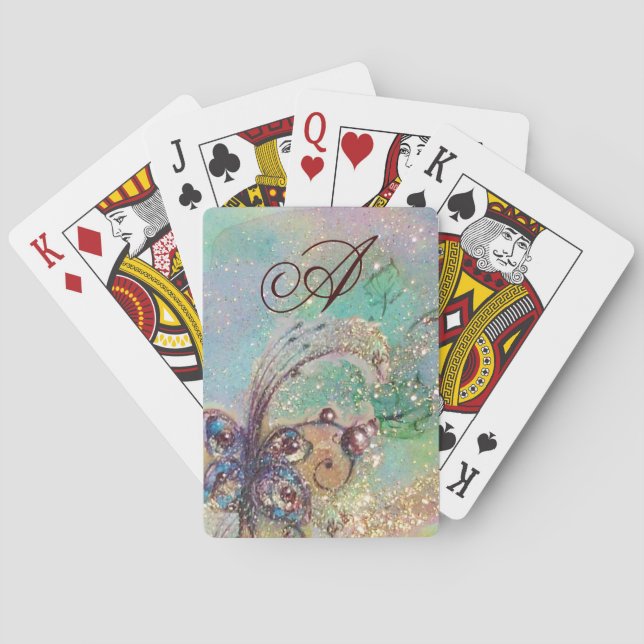 GARDEN OF THE LOST SHADOWS -MAGIC BUTTERFLY PLANT POKER CARDS (Back)