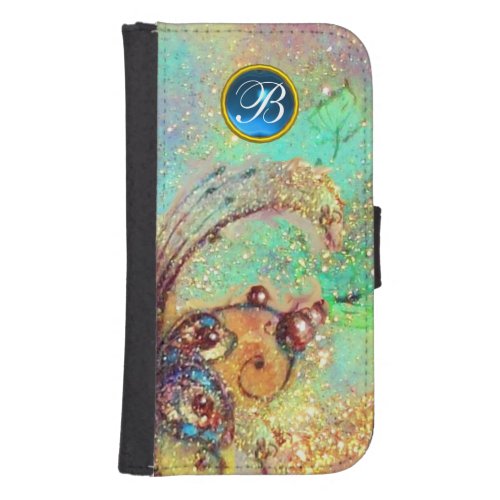GARDEN OF THE LOST SHADOWS _MAGIC BUTTERFLY PLANT GALAXY S4 WALLET CASE