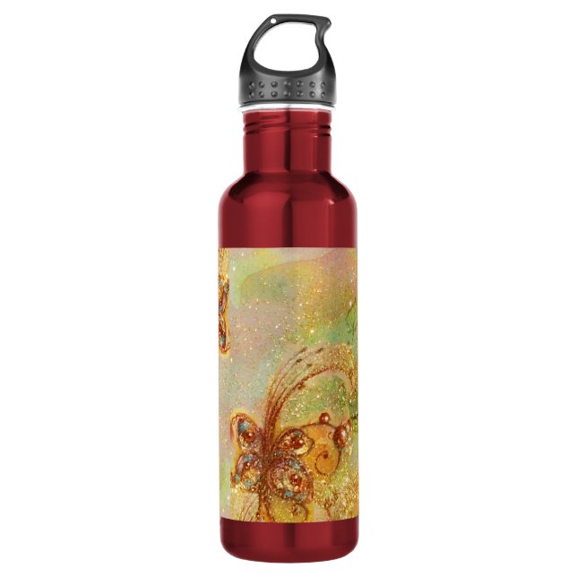 GARDEN OF THE LOST SHADOWS -MAGIC BUTTERFLY PLANT WATER BOTTLE (Front)
