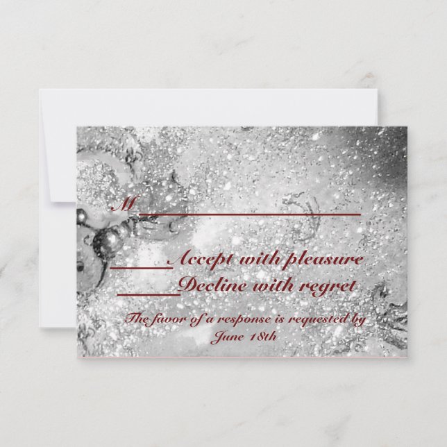 GARDEN OF THE LOST SHADOWS / MAGIC BUTTERFLY RSVP CARD (Front)