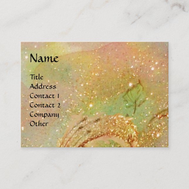 GARDEN OF THE LOST SHADOWS -  MONOGRAM BUSINESS CARD (Front)